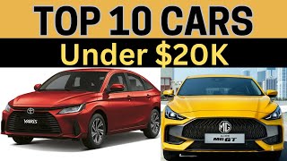 Top 10 Best Cars Under 20K in 2024  Affordable amp FeaturePacked Cars [upl. by Ecnesse291]