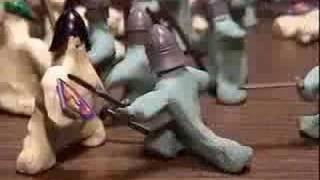 Medieval Claymation Battle [upl. by Berriman404]