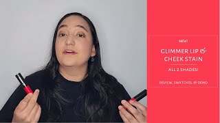 Glimmer Lip amp Cheek Stain  review amp demo [upl. by Novah12]