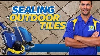 HOW TO SEAL OUTDOOR TILES  SEALING TILES OUTDOORS [upl. by Eelanna]