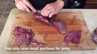 Venison Jerky Recipe [upl. by Auhoj]