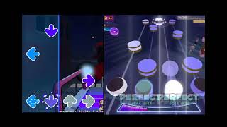 Differences between game charts ROBEATS VS FUNKY FIRDAY PART 1 [upl. by Yewed]