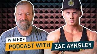 The Unexpected Story Behind Zac Aynsley Doing the Wim Hof Method  The Wim Hof Podcast [upl. by Alarick]