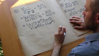 MultiplyingDividing Algebraic Fractions [upl. by Ertnom]