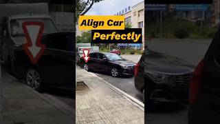 How to Align Your Car Perfectly with the Curb cardrivingtips automobile shorts [upl. by Bogusz]