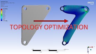 ANSYS 181 Topology Optimization [upl. by Swehttam]