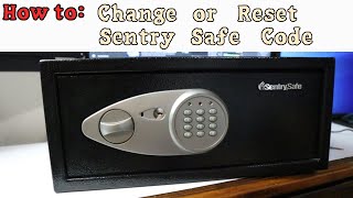 How to Change Code for Sentry Safe [upl. by Atsugua]