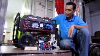 GENSET 2200 W MENGHASILKAN LISTRIK AC PURE SINE WAVE  Dilengkapi AutoChoke  BBM Jadi Lebih Irit [upl. by Eneiluj]