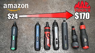 Can ANYONE Beat Amazon Basics Screwdriver New Vessel Mac Dremel amp More [upl. by Woolson457]