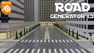 City Road Maker v13  Blender Geonodes [upl. by Aenat14]