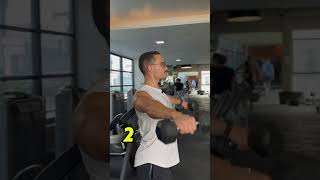 3 exercícios com halteres para crescer seus ombros [upl. by Ateekal]