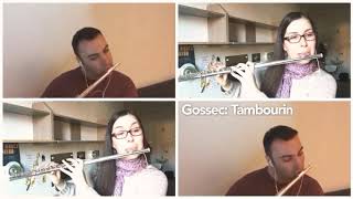 Gossec Tambourin for FLUTE QUARTET [upl. by Dauf]