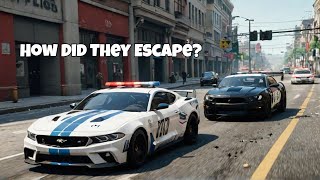 Escaping Police in a Damaged Getaway Car  GTA Roleplay Chaos [upl. by Rind]