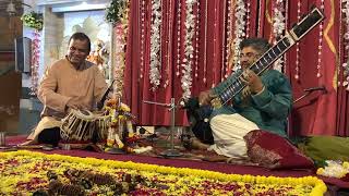 Shri Debpriya Sitar from Ranchi with Shri Ravi Tripathi Tabla from Banaras in Gokul Niketan Vara [upl. by Sellihca261]