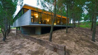 Casa L4 concrete residence in Pinamar Argentina project Luciano Kruk Arquitectos [upl. by Sihon]