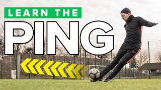 LEARN THE quotPINGquot  Long pass football skills tutorial [upl. by Carmon285]