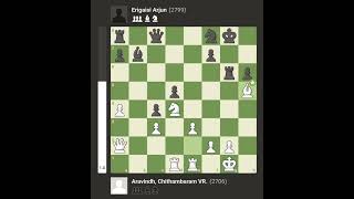 Aravindh vs Erigaisi in Chennai Grand Master Nov 10th 2024 Round 6 [upl. by Macey844]