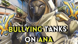 Bullying Tanks on Ana  Console T500 Mercy Main  Overwatch [upl. by Inoliel724]