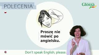 Polecenia w języku polskim  Commands in Polish  Polish for beginners [upl. by Silera]