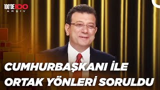 Ekrem İmamoğlundan Esprili Cevaplar  Candaş Tolga Işık Az Önce Konuştum [upl. by Goldenberg262]