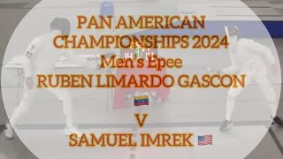 T8 Ruben LIMARDO GASCON 🇻🇪 v Samuel IMREK 🇺🇸 l Pan American Senior Championships 2024 [upl. by Rosenthal175]