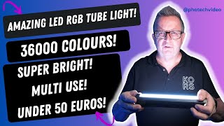 Ulanzi VL110 RGB Ice Tube Light Less Than 50€ Godox TL30 Amaran MT Pro Nanlite PavoTube Alternative [upl. by Mafalda]