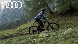 Audi electric mountain bike  Überzeugende HighPerformance  Powered by Fantic [upl. by Atsirc]