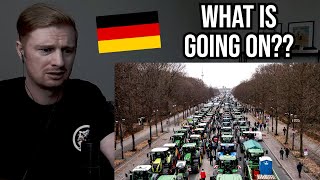 Reaction To German Farmers Protest [upl. by Koffman]