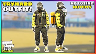 Easy Black Joggers Invisible Torso Air Tank Glitched Tryhard Outfit No Transfer GTA Online [upl. by Gerrit]