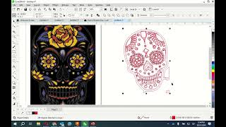 Corel Draw Clip Trace and Edit to make svg files [upl. by Christiano555]