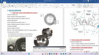 RUOTE DENTATE INTRODUZIONE 1 LEZIONE [upl. by Odiug]