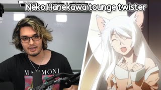 Joey Doing the Black Hanekawa Tongue Twister [upl. by Ateiram]