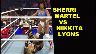 WWE 2K24 Sherri Martel vs Nikkita Lyons  Extreme Rules [upl. by Dhiman]