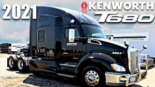 2021 Kenworth t680 review amp truck tour [upl. by Ahsitul]