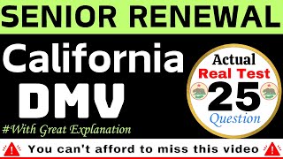 California DMV Written Test 2024  DMV Senior Written Test 2024 California  Test9 [upl. by Anitsyrhc]