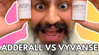 Adderall vs Vyvanse for ADHD Psychiatrist Answers [upl. by Peoples]