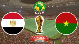 Egypt vs Burkina Faso  World Cup 2026 African Qualifiers  eFootball PES Gameplay PC HD [upl. by Ralf]