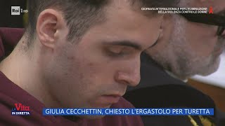 Omicidio Giulia Cecchettin chiesto lergastolo per Turetta  La Vita in diretta 25112024 [upl. by Haiel46]