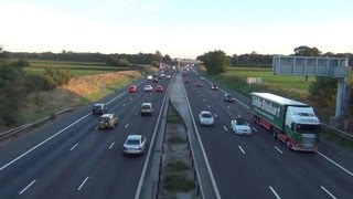 M6 Motorway Traffic [upl. by Noseaj516]