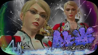 Nina  Red  White Biker Outfit  Ultra Hard Tekken 6 UHD 4K 60 FPS [upl. by Rodrigo]