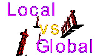 Redstone Commands Episode 61  Local vs Global Java Edition 121 [upl. by Faruq391]