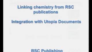 RSC enhanced publications and Utopia Documents [upl. by Petigny]