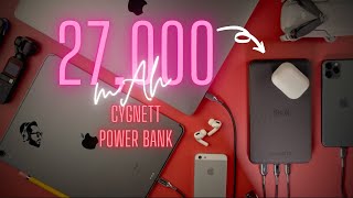 The Ultimate Power Bank For Laptops and Beyond  CYGNETT EDGE 27K Review [upl. by Ricca]