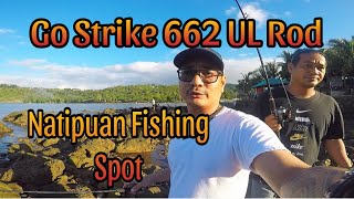 Fieldtest GoStrike 662 ultralight fishing rod  Natipuan Fishing Spot [upl. by Milburt]