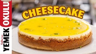 Cheesecake 101 Temel Cheesecake Tarifi  Limonlu Cheesecake [upl. by Merriman611]