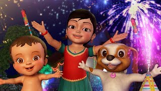 கண்மணியுடன் தீபாவளி கொண்டாட்டம் Deepavali Song  Tamil Rhymes for Children  Infobells [upl. by Sara]