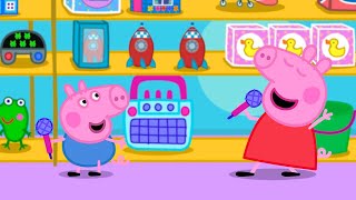 Toy Shop Karaoke 🎶 Best of Peppa Pig Tales 🐷 Cartoons for Children [upl. by Maridel393]