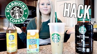 HOW TO MAKE STARBUCKS ICED COFFEE AT HOME [upl. by Hayott]