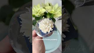 Marshmallow Carnation piping technique • edible zefir flower [upl. by Port]