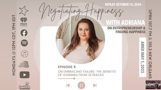 RELAY Negotiating Happiness Ep5 Embracing Failure The Benefits of Learning from Setbacks [upl. by Eynttirb]